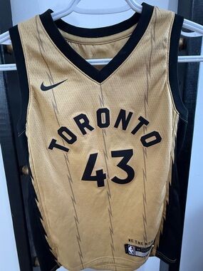 NBA Gold and Black 'We The North' Swingman Jersey